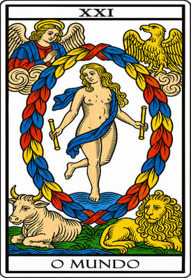 tarot de marsella O Mundo
