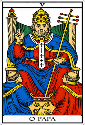 tarot de marsella O Papa